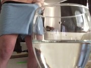 Preview 1 of Horny Guy Moans & Drinks His Own Cum! Multiple Male Orgasms