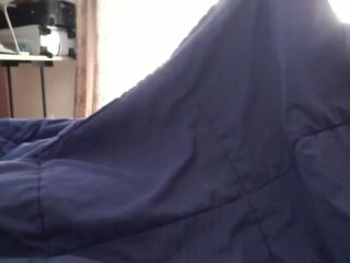 Secretly Under Covers Using_Sucking Sex ToyInvention to CUM