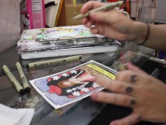 Q n A - Art Timelaps - The Magician Tarot Card