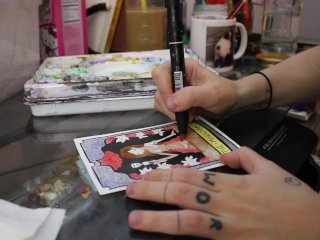 camgirl tarot, verified amateurs, tattooed women, art blowjob