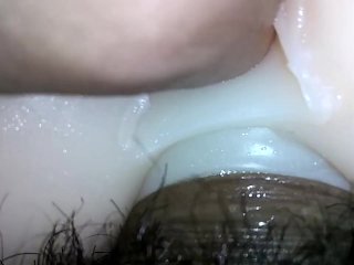 Teen fucks tight pocket pussy