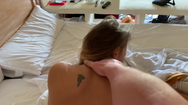 100% Real Sex: Fucking my wife's wet and tight pussy in our hotel room (4K)