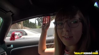 RealityKings - Nerdy teen Ariel Skye gets picked up and fucked