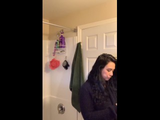Catches MILF Listening to Music, Showering and Changing