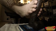 Sucking, licking, eating feet/toes