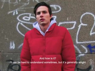 CZECH HUNTER 409 -  Good Looking Jock Takes A Survey & Then Agrees To Fuck