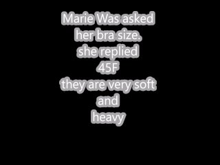 BBW Milf Marie flashing Braless