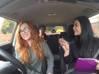 Fake Driving School Mature guy spunks over blonde bombshell Georgie lyall screenshot number 0