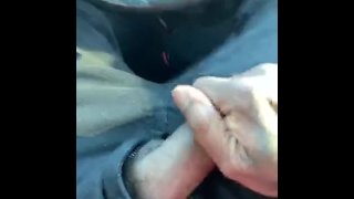 Playing with dick in public pt 1