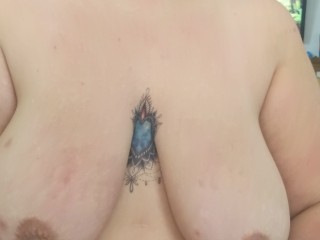 POV De Su Cabalgando y Gimiendo! Grandes Tetas Hinchables y Tatuajes!