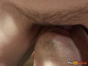 Preview 5 of Pissing in Man's Mouth, Lick Hairy Pussy after Pee
