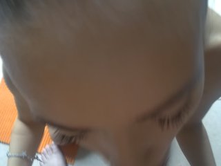 Pregnancy gagging_sloppy blowjob - diosaera