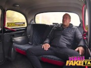 Preview 1 of Female Fake Taxi Steamy cab fuck as wet pussy licked for free taxi trip