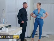 Preview 2 of Brazzers - I got to fuck my stepmom in the bathroom