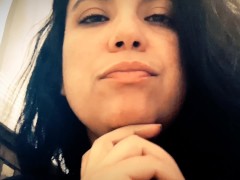 Giantess eats you for a snack.