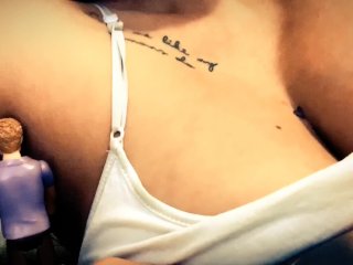 crush, big tits, kink, tattooed women