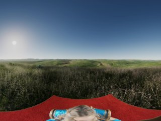 Whorecraft VR Sexy Blonde Elf Alexis Monroe Devours a Big Cock