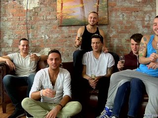 Dylan and Luke have an orgy full of big cocks