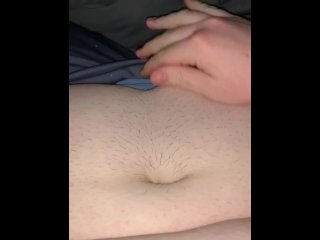 Chubby guy jerking