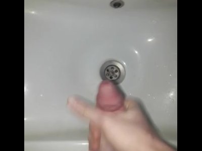 Morning handjob and cum