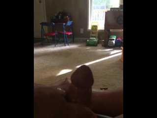 Blowing a huge load on myself