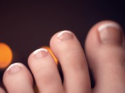 Preview 1 of Just Painting My Toe-Nails; French Tip.