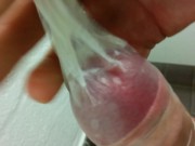 Preview 6 of Filling Condom With Cum In Public Toilet - SlugsOfCumGuy