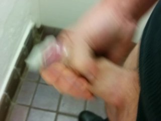 Filling Condom With Cum In Public Toilet - SlugsOfCumGuy