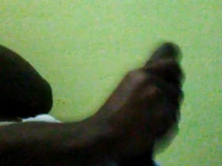 Black Guy Jerks Off On A Squeaky_Chair