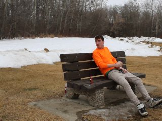 almost caught, sucking cock in public