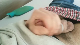 Solo Masturbation in Bed. Take a Look how Massive IT IS