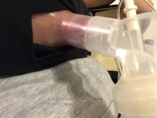 bbw big tit lactating milf huge nipples pumps milk montage