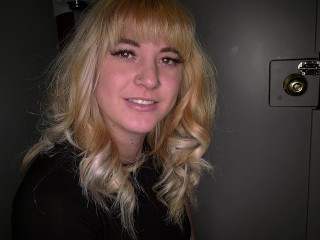 Cute Blonde Asian-Mix at Gloryhole