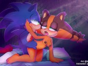 Preview 1 of Sonic Porn - Sonic Fucks Sticks the Badger