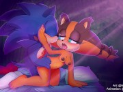 Preview 2 of Sonic Porn - Sonic Fucks Sticks the Badger