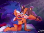 Preview 5 of Sonic Porn - Sonic Fucks Sticks the Badger