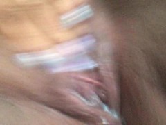CinnamonSins via NiteFlirt Plays With Her Ebony Cunt & Cums Loud