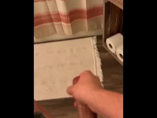 Jerking Off While Boyfriend in Shower