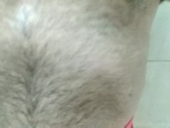 Wearing only this,my wife waited full last night for my cock to erect