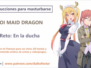 JOI Hentai De Tohru, Maid Dragon. ¡con Voz En Español!