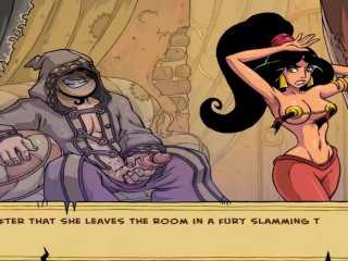 orgasm, princess jasmine, cartoon, akabur