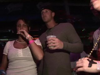 Sorority Girls Show Their Tits Dancing In Night Club