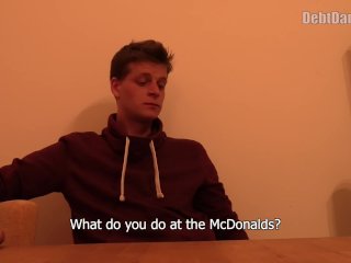 Bigstr - Skinny guy fucked in pov for extra cash to pay his debts