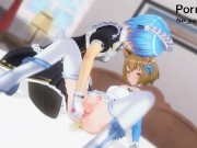 Preview 4 of Felix X Rem Re zero hentai femdom anal vibrator trap custom maid 3d 2 COM