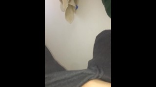 An 18-Year-Old Woman Masturbates On The Floor Of Her Bathroom