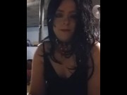 Preview 5 of Crossdesser Kendra Valentine has little fun and sucks a dilldo on Instagram