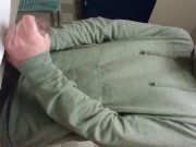 Jerk off before school with a creamy ending
