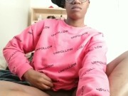 Preview 6 of Black Barbie caught masturbating to her own porn- multiple loud orgasms