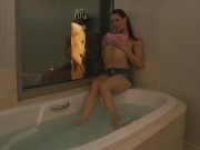 Preview 1 of Exhibitionist Takes a Bath