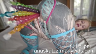 Anuskatzz Candy Cunt Tattoo Teen Anal Stretch Xxl Toy Dreadlock Girl Ass To Mouth